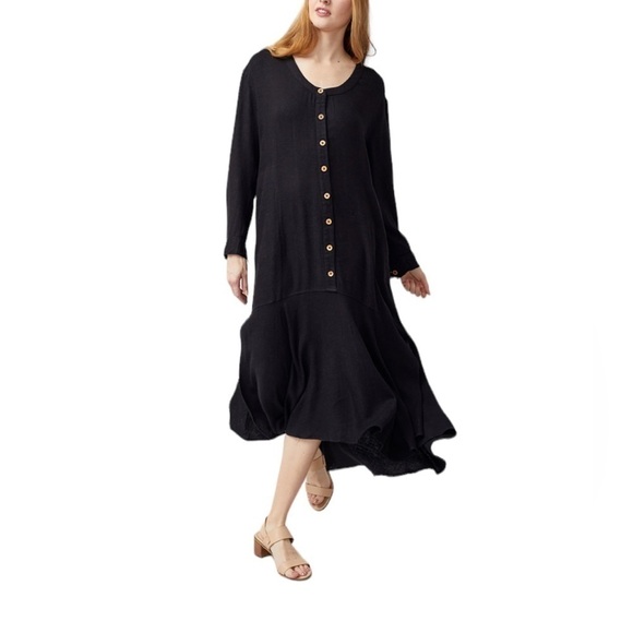 Free People Mathilda Midi Dress black - Picture 1 of 15